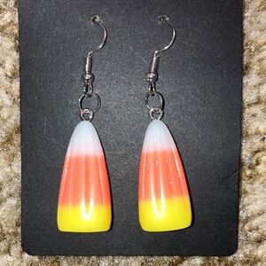 Colorful Candy Corn Earrings